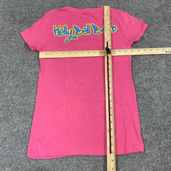 Kelly Bell Band Women's T-shirt M Pink Double Sided Too Far Gone Baltimore - Picture 4 of 7